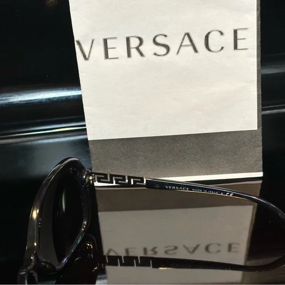 New Versace MOD4271-B 5127/8G Marbled Black/Green Sunglasses